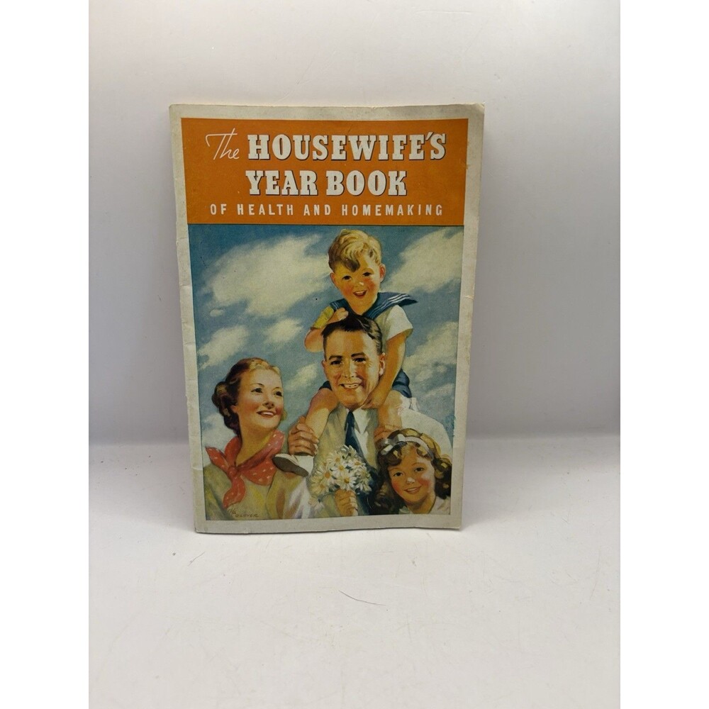 Vintage Brochure The Housewife's Year Book of Health & Homemaking 1937 Kellogg
